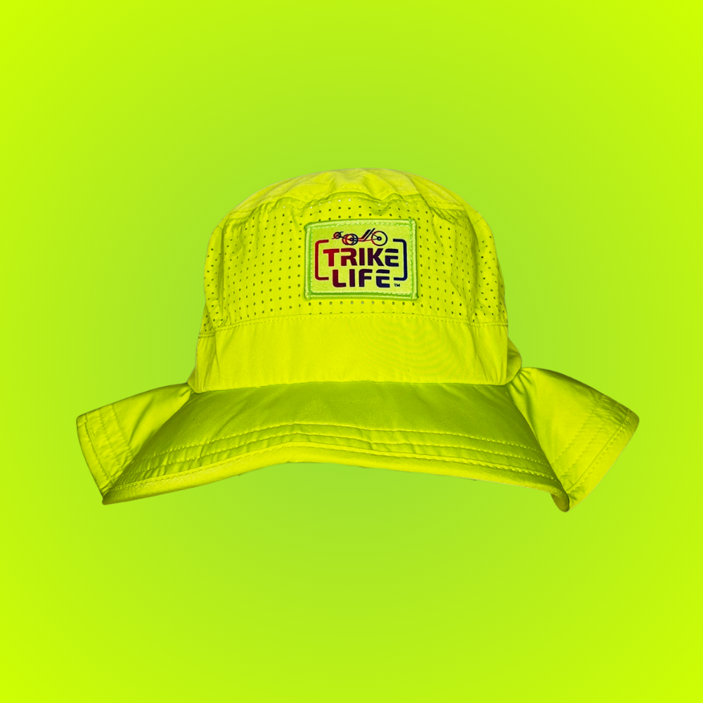 Trike Life Boonie Hat: Hi-Vis Yellow Edition