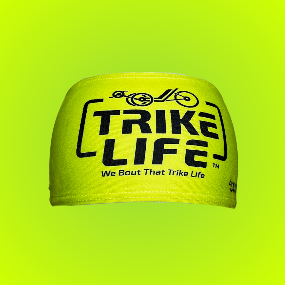 Trike Life Cycling Headband: Hi-Vis Fluorescent Edition - Image 3