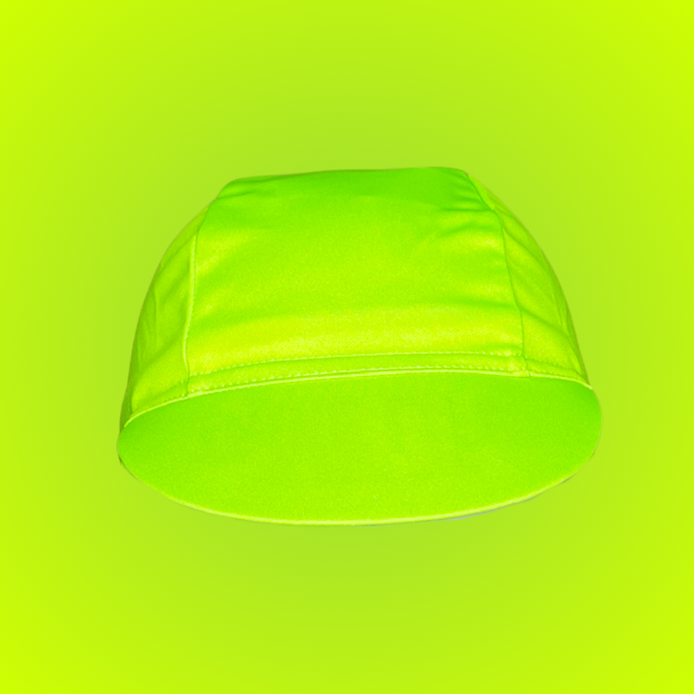 Trike Life Cycling Cap: Hi-Vis Fluorescent Edition - Image 3