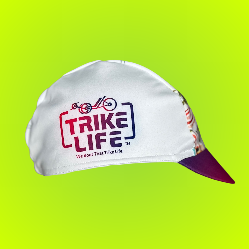 Trike Life Cycling Cap: Ombre Winter Edition - Image 3