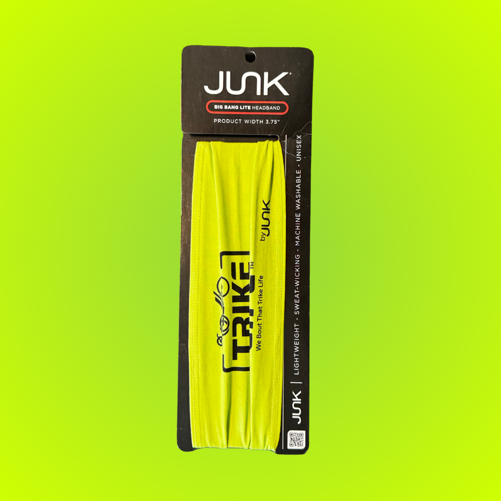 Trike Life Cycling Headband: Hi-Vis Fluorescent Edition