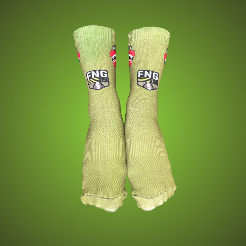 FNG Socks: Shark Mouth Edition(Stomping Out Suicide #SOS)