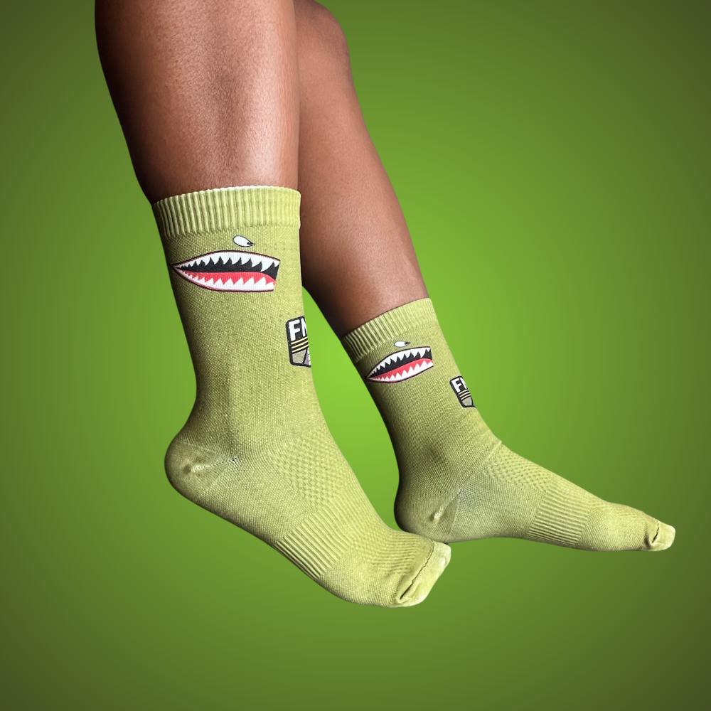 FNG Socks: Shark Mouth Edition(Stomping Out Suicide #SOS) - Image 2